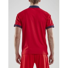 Craft Sport-Polo Pro Control (100% Polyester) rot/navy Herren